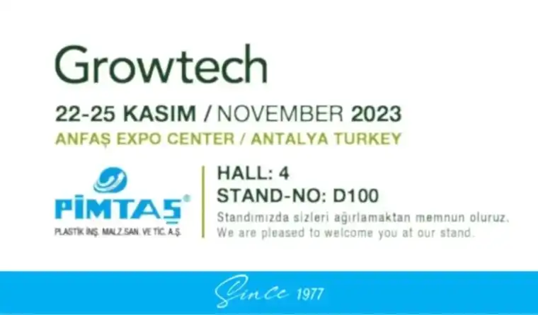 2023 Growtech Antalya Fuarı.
