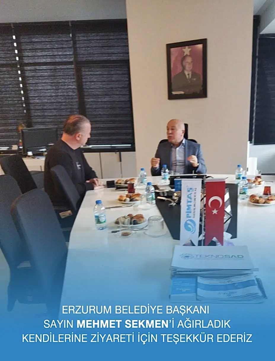 Erzurum Büyükşehir Belediye Başkanının Pimtaş Plastik Ziyareti