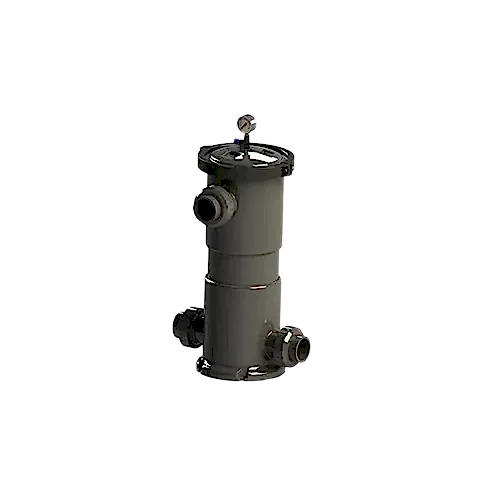 Nano Fiber Vortex Filtre 17 m3/h Giriş - Çıkış 90°